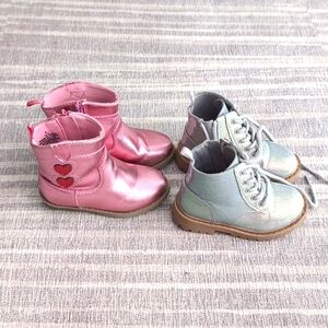 Toddler Girl Sparkly Boots - Two Pair